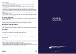 Preview for 6 page of KMINA K30001 User Manual