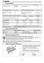 Preview for 22 page of KMR 12000607 Additional Instructions