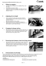 Preview for 13 page of KMR 12100547 Instructions Manual