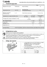 Preview for 18 page of KMR 12100547 Instructions Manual