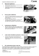 Preview for 23 page of KMR 12100547 Instructions Manual