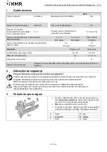 Preview for 44 page of KMR 12100547 Instructions Manual