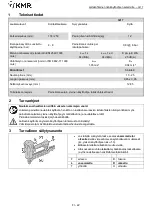 Preview for 22 page of KMR 12100548 Instructions Manual