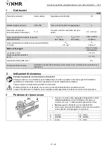 Preview for 20 page of KMR 12100555 Instructions Manual