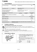 Preview for 34 page of KMR 12100555 Instructions Manual