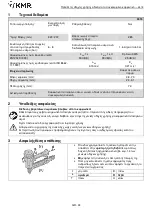 Preview for 34 page of KMR 12100556 Instructions Manual