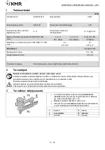 Preview for 22 page of KMR 12100566 Instructions Manual