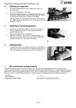 Preview for 25 page of KMR 12100566 Instructions Manual