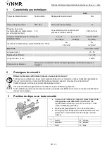 Preview for 14 page of KMR 12100578 Instructions Manual