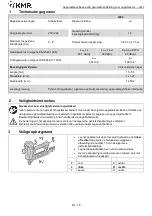 Preview for 18 page of KMR 12100578 Instructions Manual