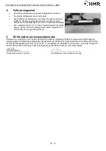 Preview for 21 page of KMR 12100581 Instructions Manual