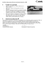 Preview for 29 page of KMR 12100581 Instructions Manual