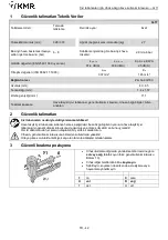 Preview for 42 page of KMR 3477 Additional Instructions