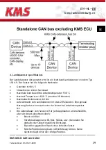 Preview for 39 page of KMS UEGO CAN Manual For Installation And Setup