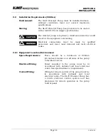 Preview for 21 page of KMT STREAMLINE SL-IV 50 PLUS Operation And Service Manual