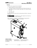 Preview for 98 page of KMT STREAMLINE SL-IV PLUS Operation And Service Manual