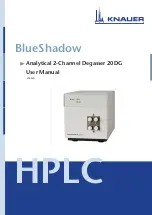 Knauer BlueShadow Degasser 20DG User Manual preview