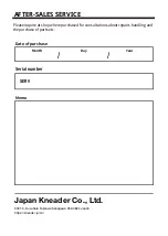 Preview for 8 page of Kneader RS101 User Manual