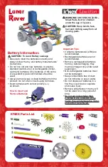 K'Nex Education Lunar Rover Quick Start Manual preview