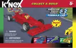 K'Nex COLLECT & BUILD FORMULA CAR Manual preview