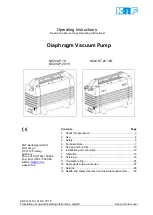 Preview for 1 page of KNF N920 AP.18 Operating Instructions Manual