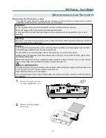 Preview for 44 page of Knoll DLP HDP2100 MK II User Manual