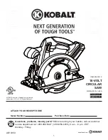 Preview for 19 page of Kobalt K18LD-26A Manual