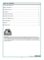 Preview for 2 page of Kobalt sgy-air217 User Manual