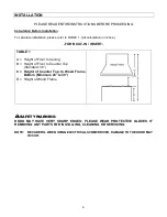 Preview for 7 page of KOBE Deluxe Series Installation Instructions And Operation Manual