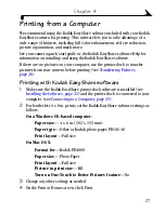 Preview for 37 page of Kodak 4000 - EasyShare Printer Dock User Manual