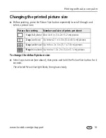 Preview for 23 page of Kodak 8161960 - EasyShare Printer Dock Series 3 Photo User Manual