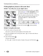 Preview for 26 page of Kodak 8161960 - EasyShare Printer Dock Series 3 Photo User Manual