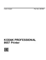 Kodak 8657 THERMAL PRINTER User Manual preview