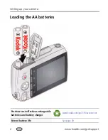 Preview for 8 page of Kodak C190 - EASYSHARE Digital Camera Extended User Manual