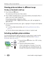 Preview for 22 page of Kodak C190 - EASYSHARE Digital Camera Extended User Manual