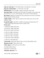 Preview for 51 page of Kodak C190 - EASYSHARE Digital Camera Extended User Manual