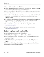 Preview for 54 page of Kodak C190 - EASYSHARE Digital Camera Extended User Manual