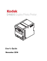 Preview for 1 page of Kodak D4600 User Manual