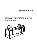 Preview for 2 page of Kodak RP 30 Operator'S Manual