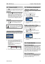 Preview for 22 page of Koden MDC-2000 series Operation Manual