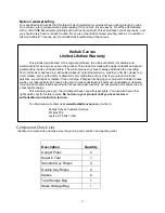 Preview for 3 page of Kodiak Super-6 2061 Owner'S Manual