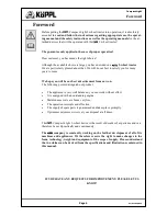 Preview for 4 page of Koeppl CL10-2 Operating Instructions Manual