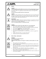 Preview for 38 page of Koeppl CL10-2 Operating Instructions Manual