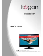 Preview for 1 page of Kogan KALED16XXXA User Manual