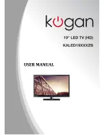 Kogan KALED19XXXZB User Manual preview