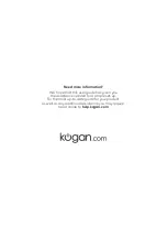 Preview for 12 page of Kogan KAMNIBRFRGE User Manual