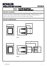 Preview for 1 page of Kohler 98347T Installation Instructions