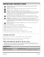 Preview for 2 page of Kohler DTV+ Installation And Care Manual