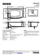 Preview for 2 page of Kohler Expanse K-1100-LA Manual