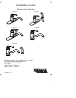 Preview for 1 page of Kohler K-12171 Installation Manual